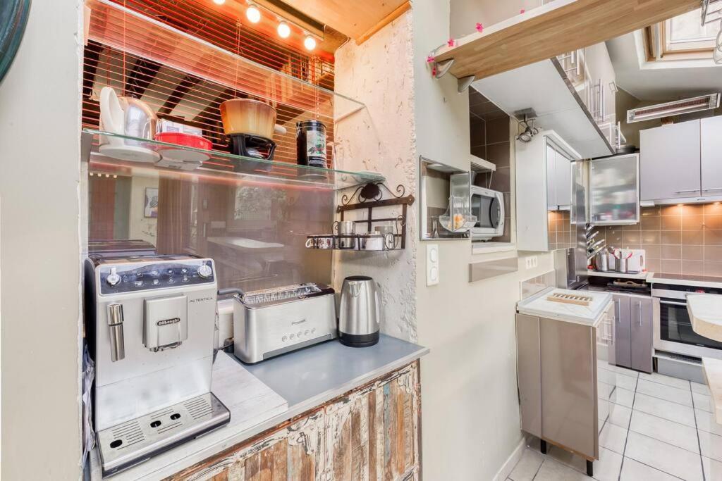 Appartement De Caractere Avec Jardinet Privatif A 1 Min Metro 1, Paris, Disneyland Vincennes Buitenkant foto